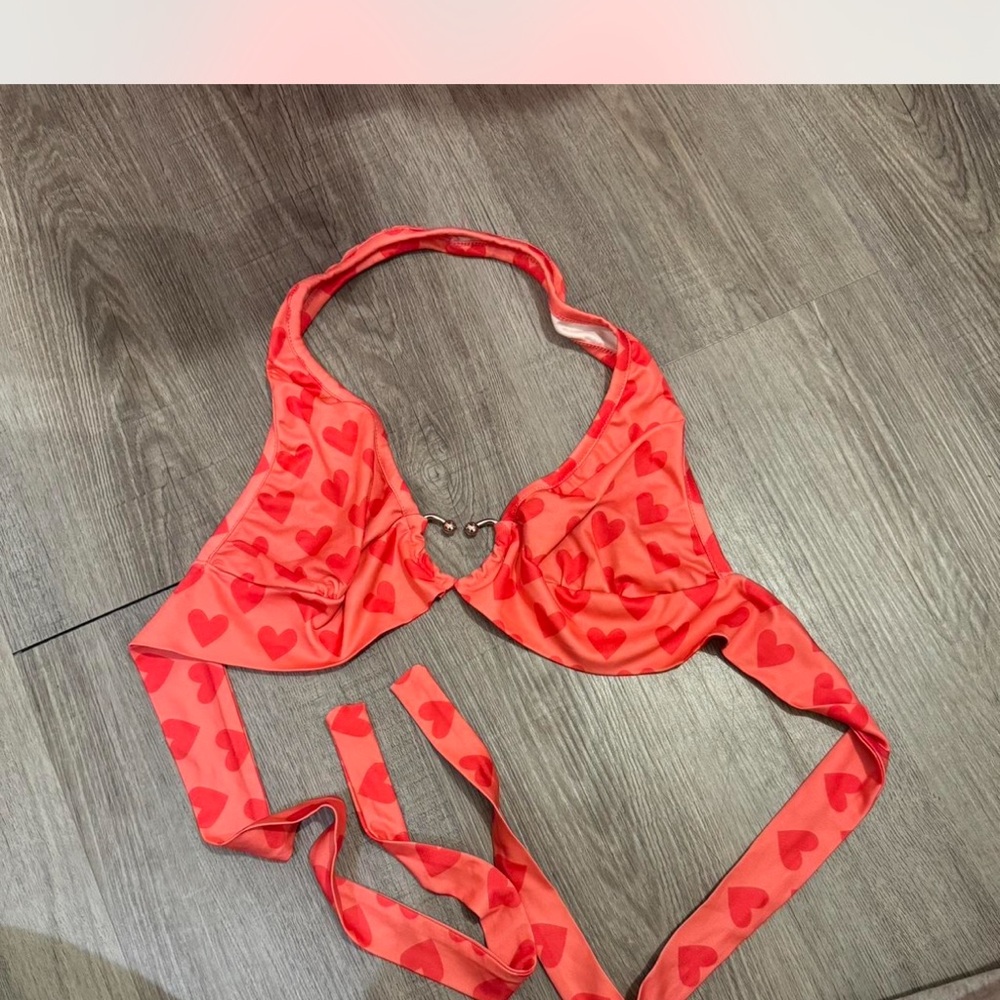 SHEIN Red Strappy Underwire Bra Intimates